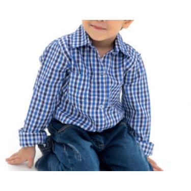 Imagem de Camisa Xadrez Caipira Infantil Festa Junina Tamanho M - Anjo Fantasias