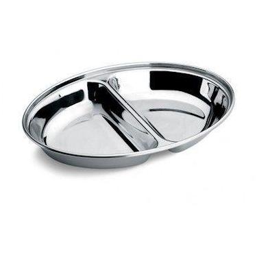 Imagem de Petisqueira inox 2 divisões 20X14CM - MUNDIAL