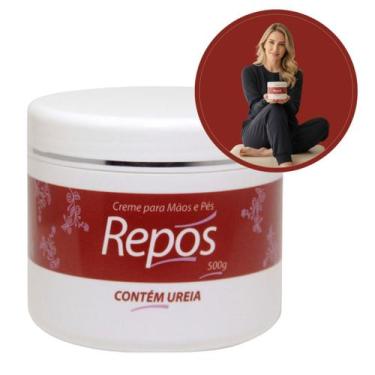 Imagem de Creme Hidratante para Mãos e Pés com Ureia Repos 500g