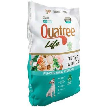 Imagem de Ração Quatree Life Cães Filhotes Raças Pequenas Frango e Arroz - 1kg