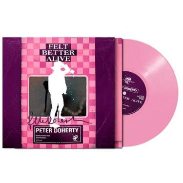 Imagem de Peter Doherty - LP Autografado Felt Better Alive Vinil Rosa - misturap