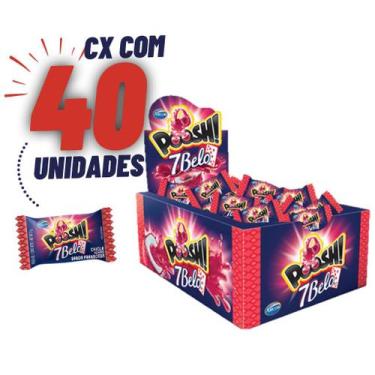 Imagem de Chiclete Poosh 7Belo Display C/40 Unid - Arcor
