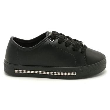 Imagem de Tênis Infantil Feminino Molekinha 2524.848, Preto preto, 32