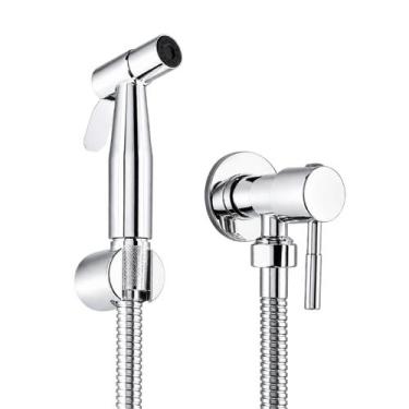 Imagem de Ducha Higiênica Cromada Aço Inox Luxo com Alavanca Premium - Be Cazza