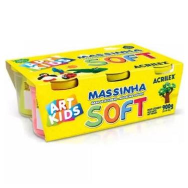 Imagem de Massinha soft com 6 unidades acrilex