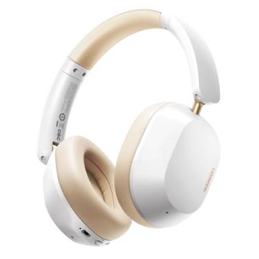 Imagem de UGREEN Fones de Ouvido Sem Fio com Diadema, Bluetooth 5.4 com Cancelamento Ativo de Ruído (ANC), Som de Alta Resolução, 75h de Reprodução, Conexão com 2 Dispositivos, Compatíveis com iPhone 16, Creme