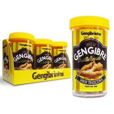 Imagem de Gengibre Cristalizado Gengibrinha Display Com 6 Unidades