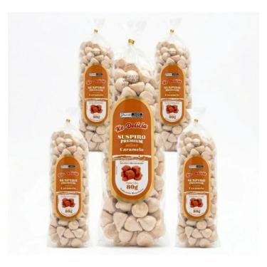 Imagem de Kit 5 Suspiro Premium 80g Sabores Merengue Crocante Doces - Ke Delicia