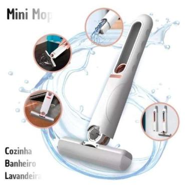 Imagem de Mini Mop Manual Prático Para Limpeza do Dia a Dia