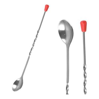 Imagem de Colher Bailarina Profissional Inox Para Drinks e Bebidas - DOLCE HOME