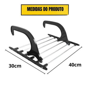 Imagem de Varal Portátil Multiuso 40cm Sacada Janela Área De Serviç - MAHIL