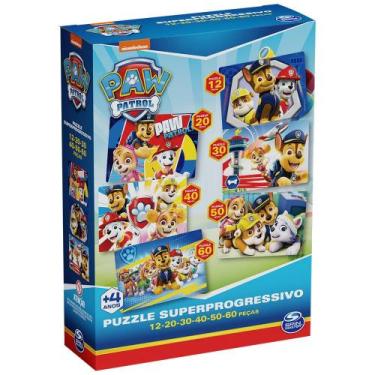 Imagem de Puzzle Super Progressivo Patrulha Canina - Grow
