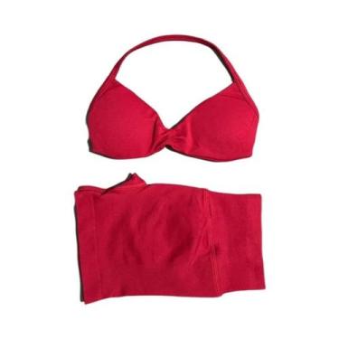 Imagem de Conjunto De Ginástica Feminino De 2 Peças Sem Costura Com Alças, Leggi