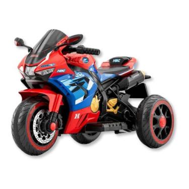 Imagem de Mini moto eletrica esportiva 6v vermelha (cr24426) - zippy toys