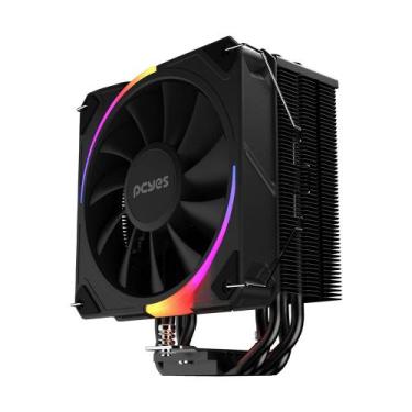 Imagem de Cooler para Processador PCYES FROST Pulse ARGB BLACK Vulcan - TDP 180W