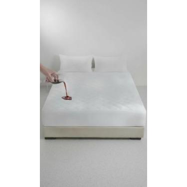 Imagem de Protetor Colchão Impermeável Casal Matelado Branco - Congratulations S