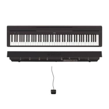 Imagem de Piano Digital Yamaha Portatil P-45B P45 Preto