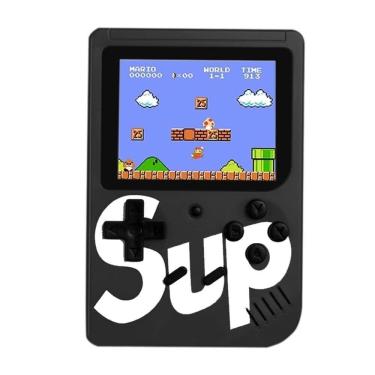 Imagem de Vídeo Game Portátil SUP Mini Game Aquilae 400 Jogos Tela LCD 3,0 Polegadas Bateria Recarregável Cabo USB e Cabo P2 Preto
