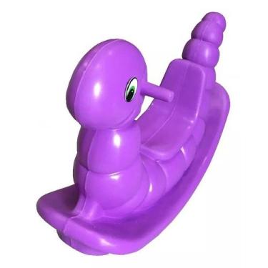 Imagem de Gangorra Minhoca Balanço Criança Infantil Nhoca Click New Brinquedo co
