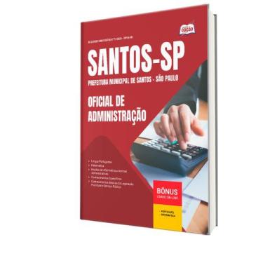 Imagem de Combo Prefeitura de Santos - SP - Oficial de Administração - Apostilas