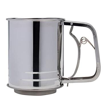 Imagem de Mimo Style Polvilhador Com Mecanismo de Peneira Manual, Design de Filtro Duplo Com Tela de Malha Fina, Material em Aço Inox, Resistência e Durabilidade