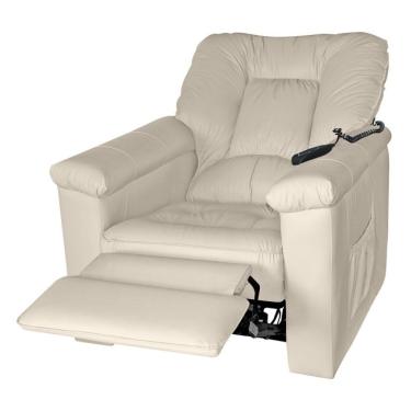 Imagem de Poltrona Elétrica Reclinável Império Bege