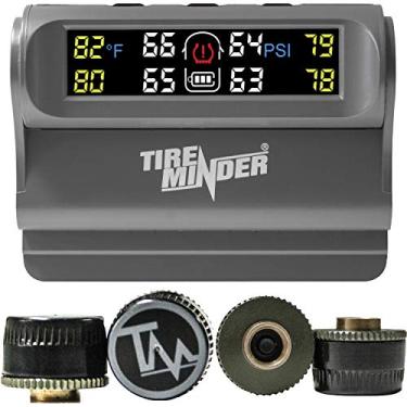 Imagem de Minder Research - TPMS-TRL-4 TireMinder Reboque movido a energia solar, kit com 4 pneus