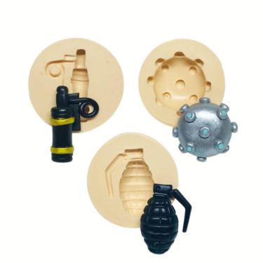 Imagem de Molde De Silicone Fortnite, Granada, Bomba