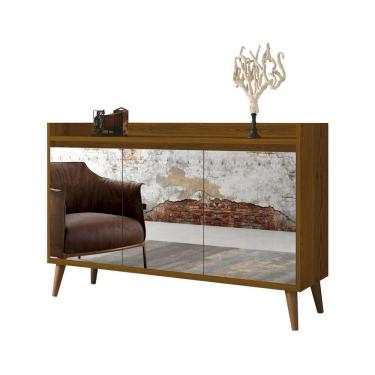 Imagem de Buffet Aparador Retrô Espelho Delux 3 Portas 