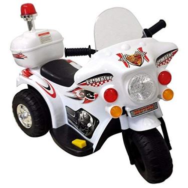 Imagem de Mini Moto Elétrica Infantil 6V Importway Bw002-B Branco