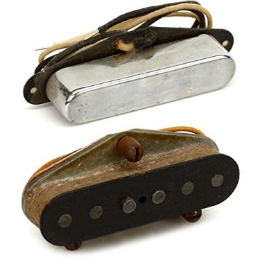 Imagem de Seymour Duncan Antiquity II Telecaster bobina única 2 peças captador conjunto - envelhecido