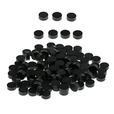 Imagem de Tachiuwa Do Braço Da Guitarra, 50 Peças Incrustações de Do Braço Da Guitarra para Bandolim Guitarra Ukulele Banjo (diâmetro 6mm), Preto
