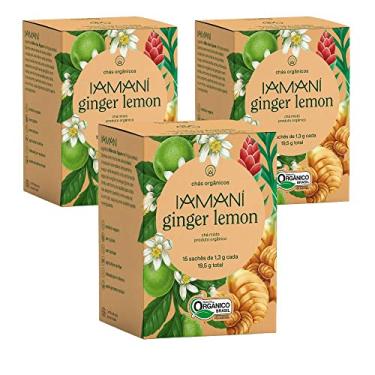 Imagem de Chá Iamaní Ginger Lemon Orgânico Gengibre Limão 45 sachês