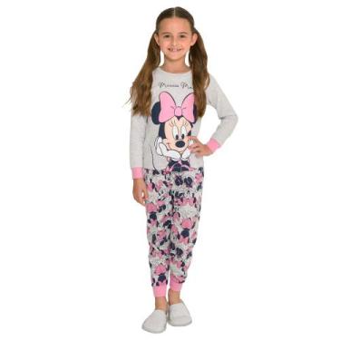 Imagem de Pijama Longo Infantil Feminino Minnie Disney 24.03.0016 - Evanilda