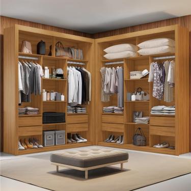 Imagem de Closet Casal Premium 8 Gavetas Amoudi Móveis