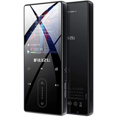 Imagem de Leitor MP3 de música Bluetooth RUIZU, HiFi sem perdas, 8 GB de memória interna, até 128 GB_Preto
