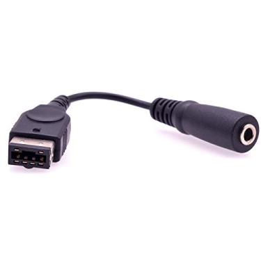Imagem de Adaptador de fone de ouvido de 3,5 mm Deal4GO para fone de ouvido, cabo de 8 cm para Gameboy Advance SP GBA SP preto