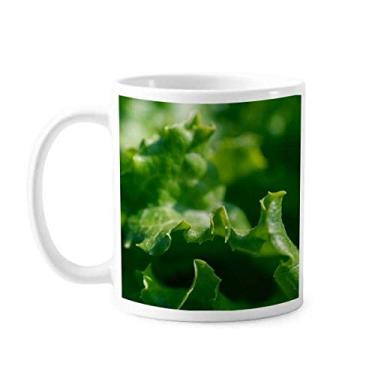 Imagem de Tender Leaf Plant Nature Photography Caneca Cerâmica Café Porcelana Utensílios de Mesa