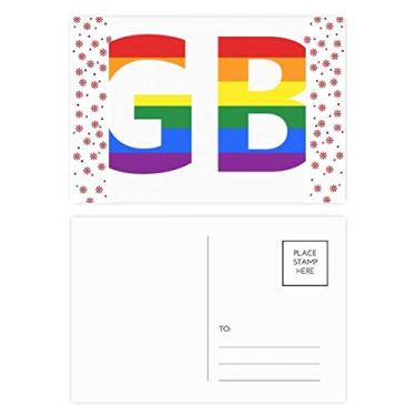 Imagem de LGBT Transgênero Suporte aos Bissexuais Natal Flor Celebração Cartão postal Bênção