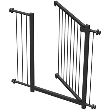 Imagem de GRADE PORTÃO PET BEBÊ DIVISOR AMBIENTE 80 CM PRETO