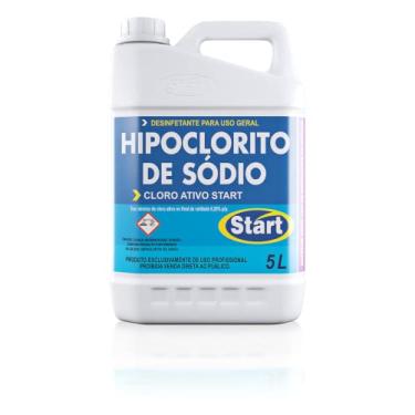 Imagem de Hipoclorito de Sódio 10% 5 Litros Start - Tira Lodo
