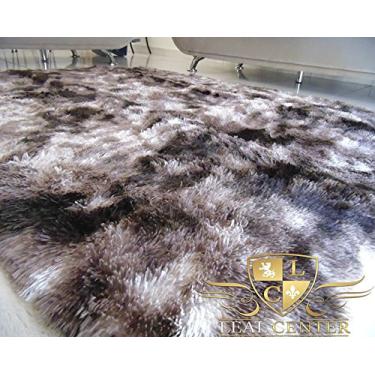 Imagem de Tapete Sala Peludo Felpudo Luxo + - Marrom mesclado 2,00x3,00