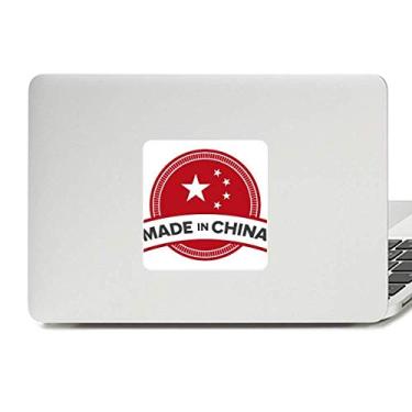 Imagem de Adesivo de vinil paster, decalque chinês de estrelas com emblema feito na China, decoração de PC