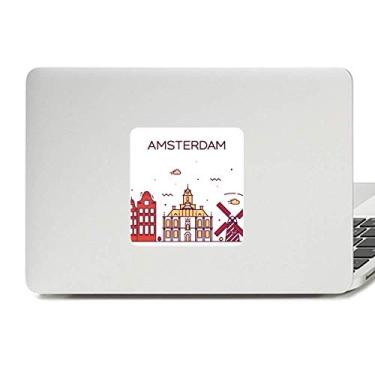 Imagem de Adesivo de vinil Paster Laptop Amsterdã para decoração de PC