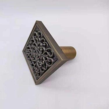 Imagem de Ralo do piso do chuveiro Ralo de resíduos Ralo do filtro Ralo do piso Recomendado Todos os ralos de cobre para piso Verde Bronze reto, uso único e duplo Ralo de piso, drenagem de água profunda Desodorante de água profunda