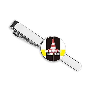 Imagem de We Travel The Same Path Gravata Clip Bar Presente Homem Empresarial