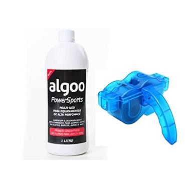 Imagem de Kit Limpeza Bike Desengraxante Algoo 1l + Limpador Corrente