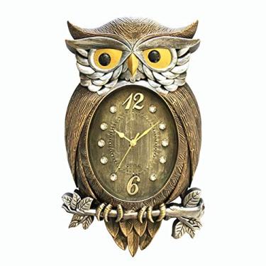 Imagem de Relógios de parede vintage, modernos relógios de parede com movimento de varredura silencioso e anti-tique-taque decorativo