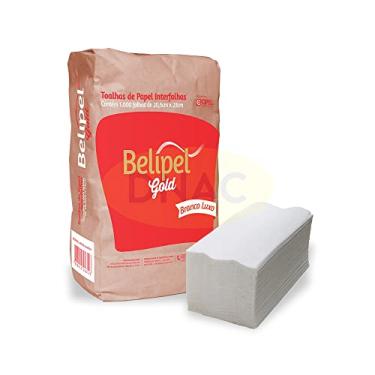 Imagem de Papel Toalha Interfolhado, Belipel, Para Banheiro Com 850 Unidades