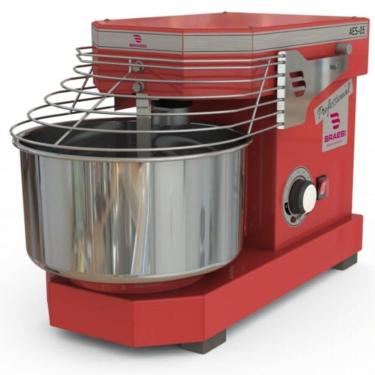 Imagem de Amassadeira Espiral Aes-05 1000W Vermelha Bivolt B14100 - Braesi